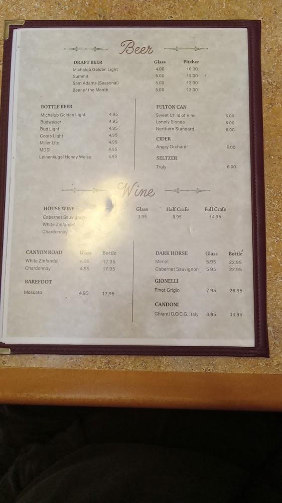 Old World Pizza Menu image 3